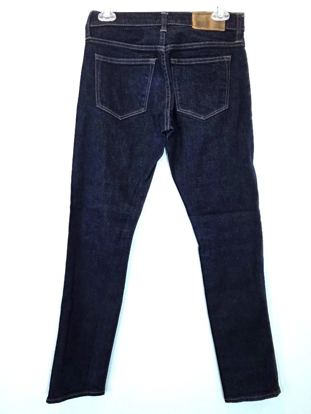 NWOT J. Crew Kurabo Japanese Dark Wash Denim Slim Straight Jeans Size 29
